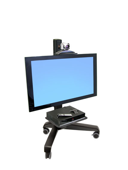 Ergotron Neo-Flex MediaCenter 24-191-085 мобильная стойка, VHD+полочка с брекетами для крепления видеокамеры MMC Camera Shelf Kit 97-491-085