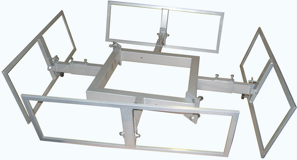 Аллегри кронштейн для крепления четырех LCD и плазменных панелей на колонну